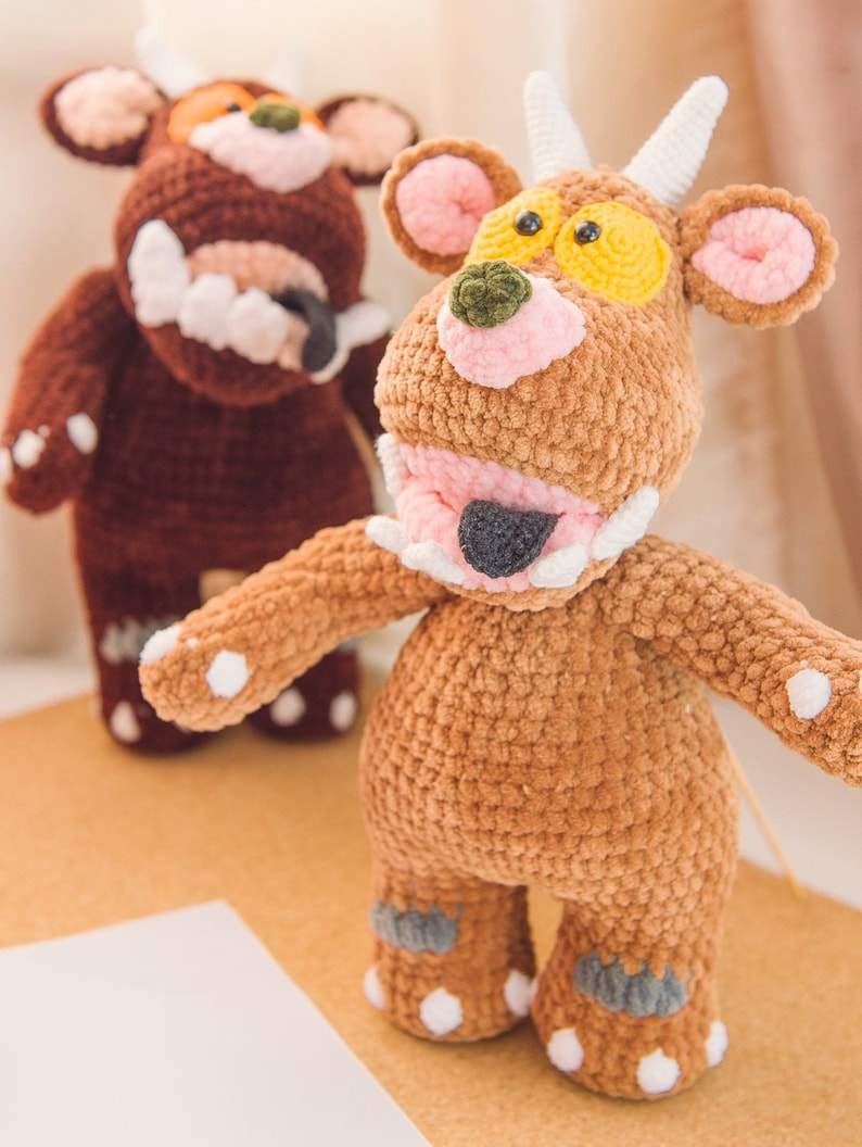 Gruffalo Crochet Pattern Digital PDF in English Lovely Etsy