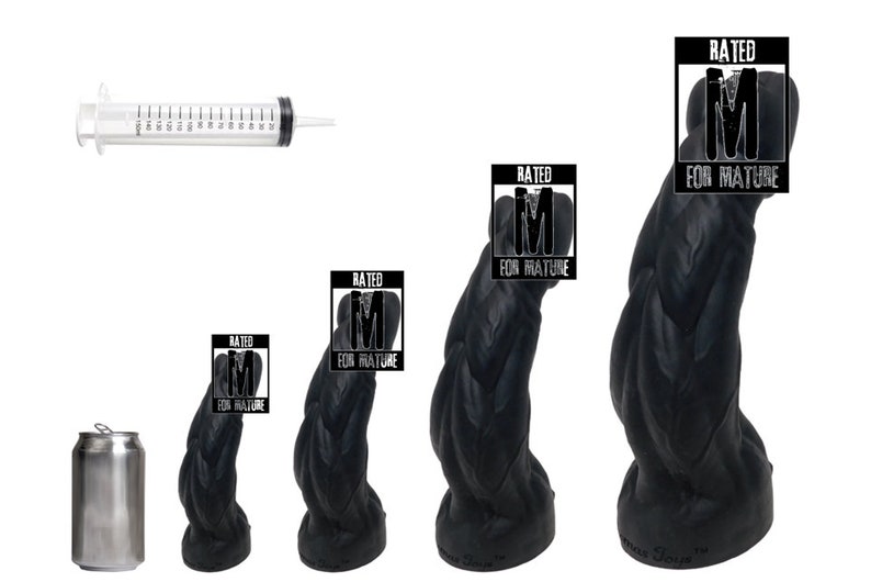 John Thomas® SAMPSON Platinum SQUIRTING Silicone Dildo 