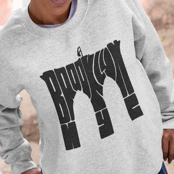 Brooklyn Bridge Stylized Brooklyn Sweatshirt