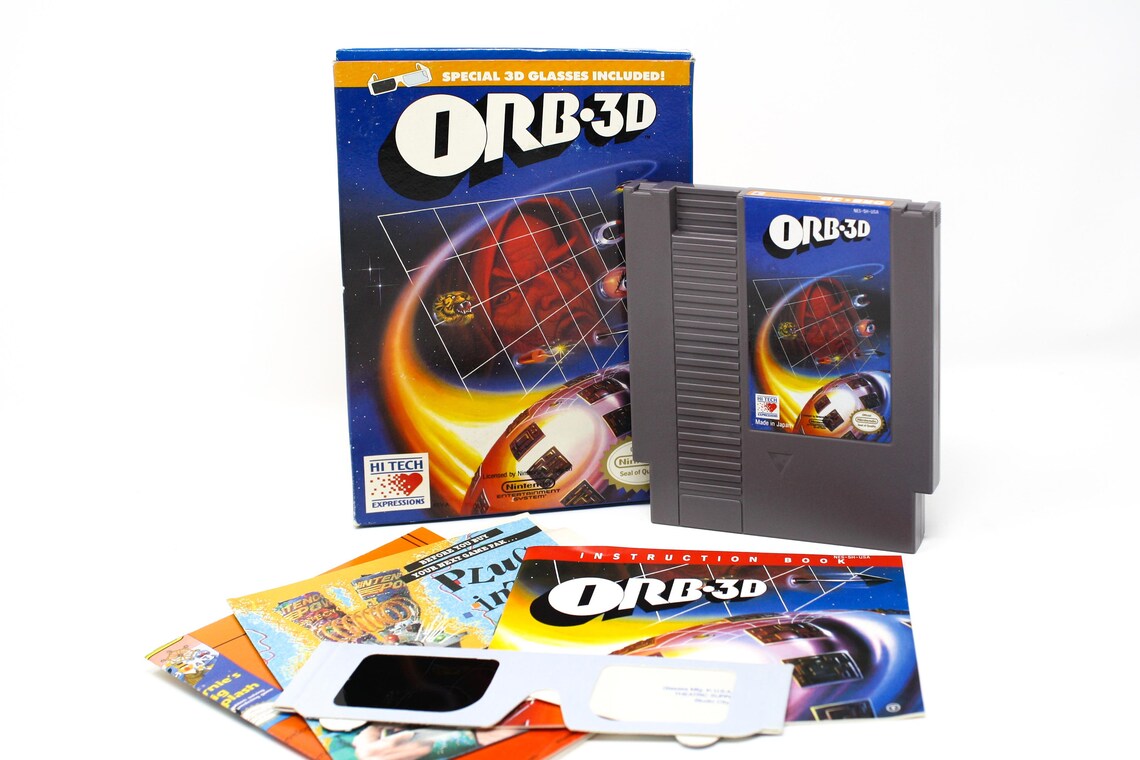 ORB 3D for Nintendo NES, Original Game, Not a Reproduction Etsy
