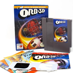 ORB 3D for Nintendo NES, Original Game, Not a Reproduction image 4