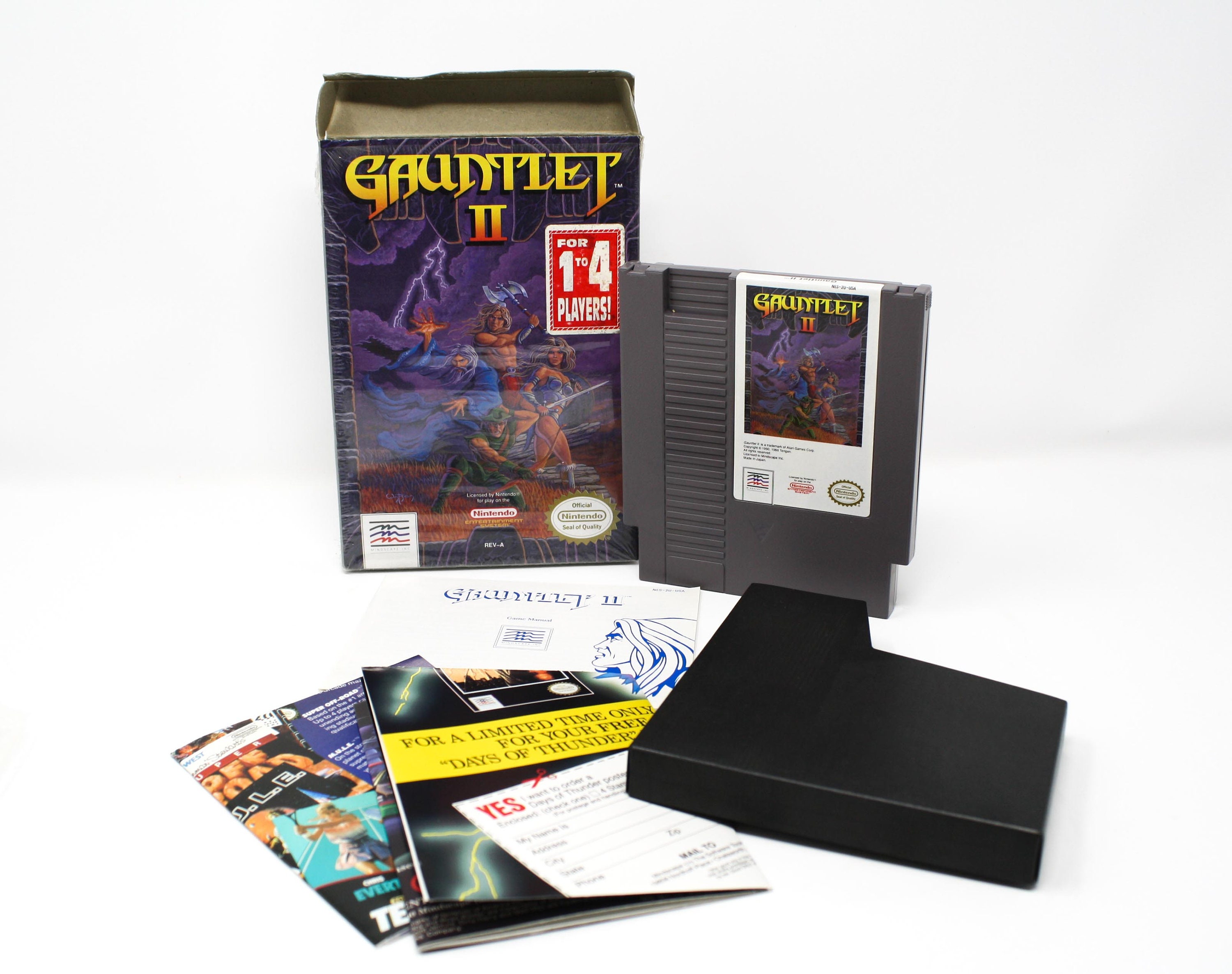 Gauntlet II in original box for Nintendo NES Original Game Etsy Polska
