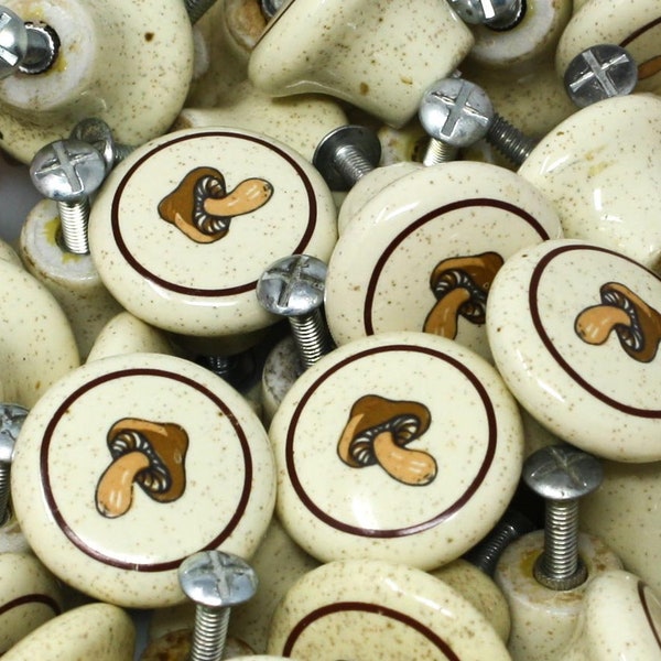 Mushroom Drawer Pull Etsy