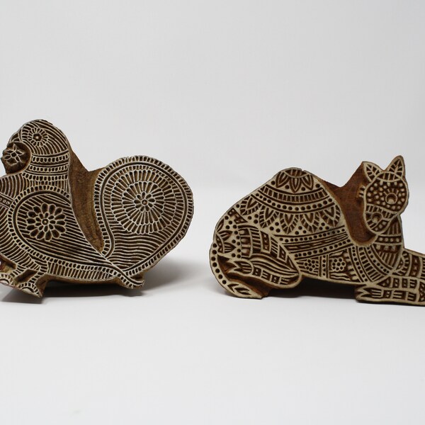 Indian Wooden Stamps Etsy