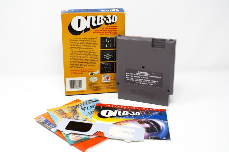 ORB 3D for Nintendo NES, Original Game, Not a Reproduction image 5