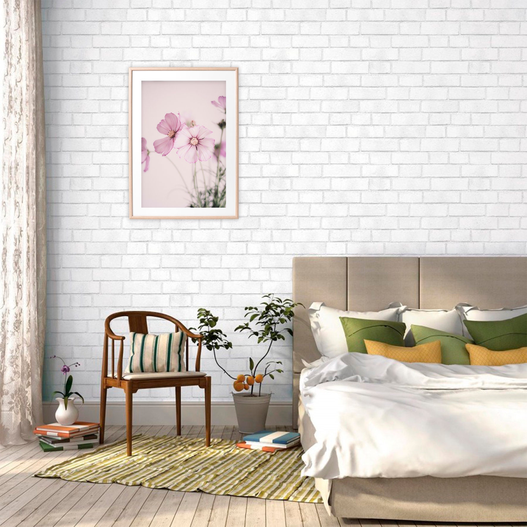 Pastel wall art floral wall art Etsy