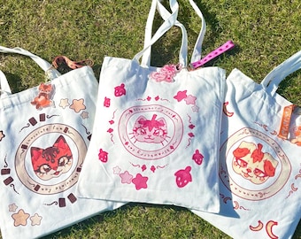 Snack Pets LPS Inspired Tote Bag - Dog Cat Fox