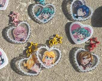 Vocaloid Heart Acrylic Keychain