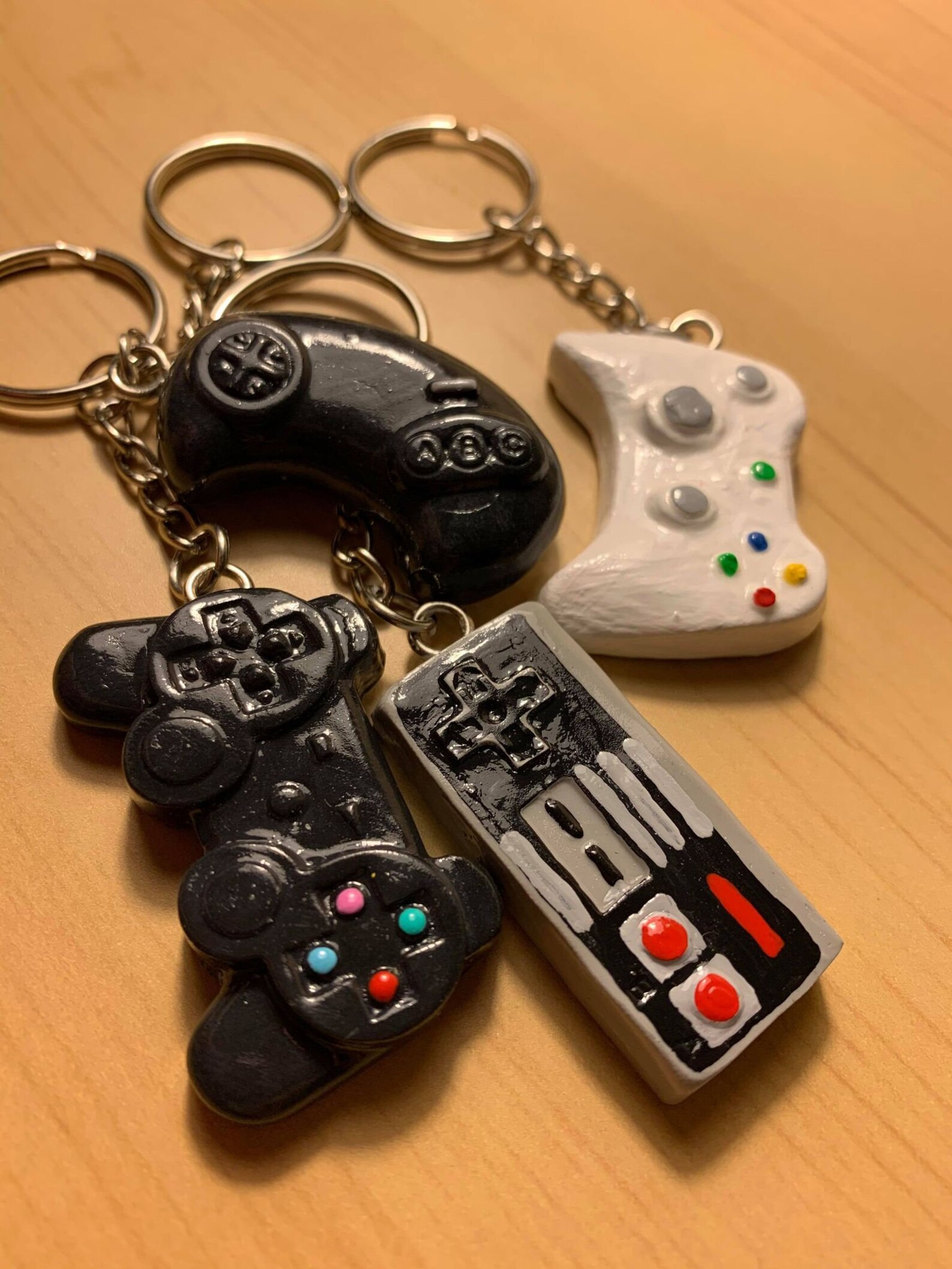 Gaming Controller Keychain/ NES/ Sega Genesis/ Xbox 360/ Etsy