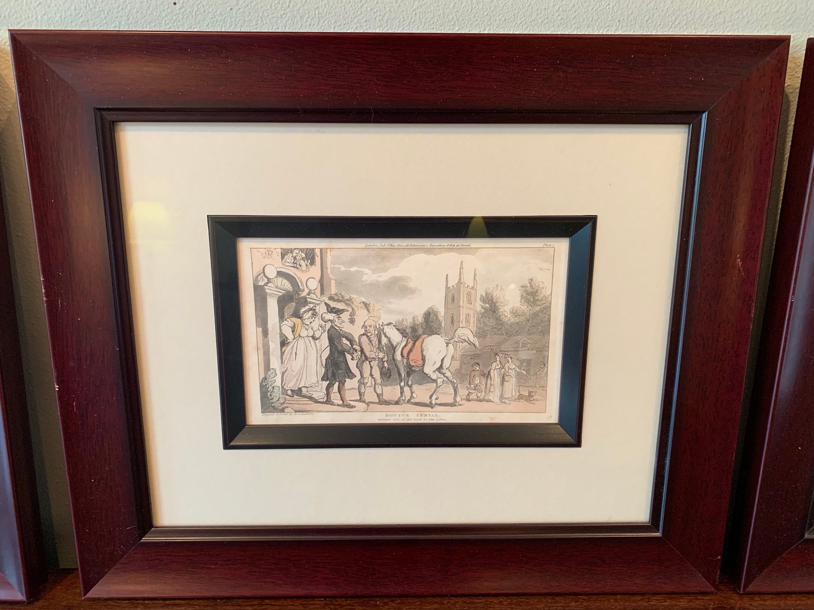 Antique framed prints excellent condition Etsy