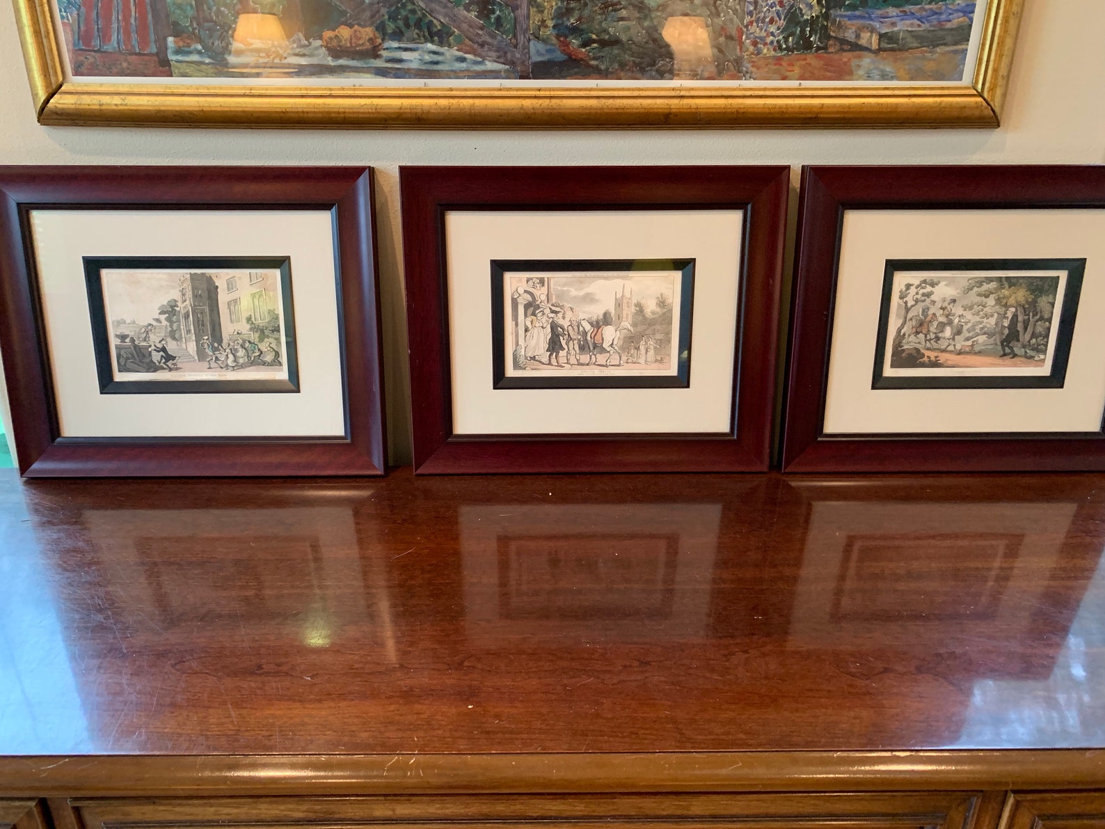 Antique framed prints excellent condition | Etsy