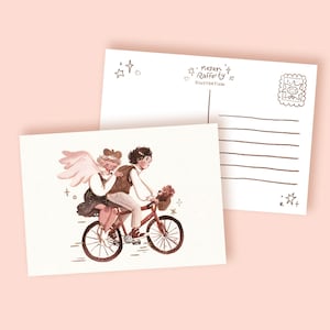 Fahrradtour - A5 Druck/Postkarte