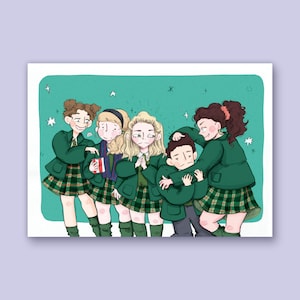 Derry Girls - Impression A5/carte postale