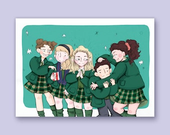 Derry Girls - A5 Print/Postcard