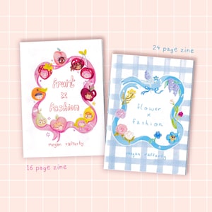 fruit/flower x fashion - A6 Zines/Lookbook bundle