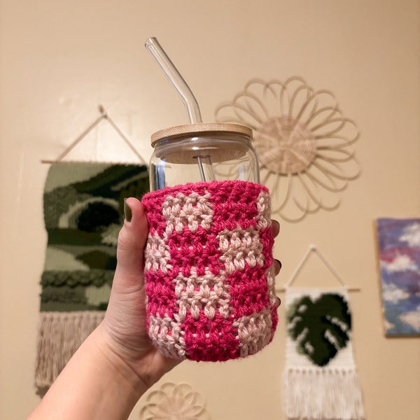 Crochet Coffee Cozy | Reusable Crochet Cozy | Tea Cup Cozy | Hand Warmer | Iced Coffee Cozy | Drink Cozy