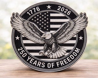 USA 250 Year Anniversary Circle Hat Patch – Limited Edition