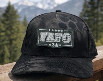 Casquette trucker snapback personnalisée Richardson 112 FAFO 2A deuxième modification