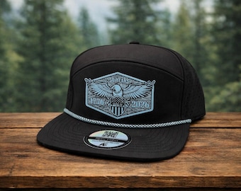 250th USA Anniversary Custom Trucker Hat Zapped Osprey 7 Panel