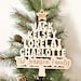 Name Ornament Tree Shape SVG Laser Ready Cut File, Glowforge and ...