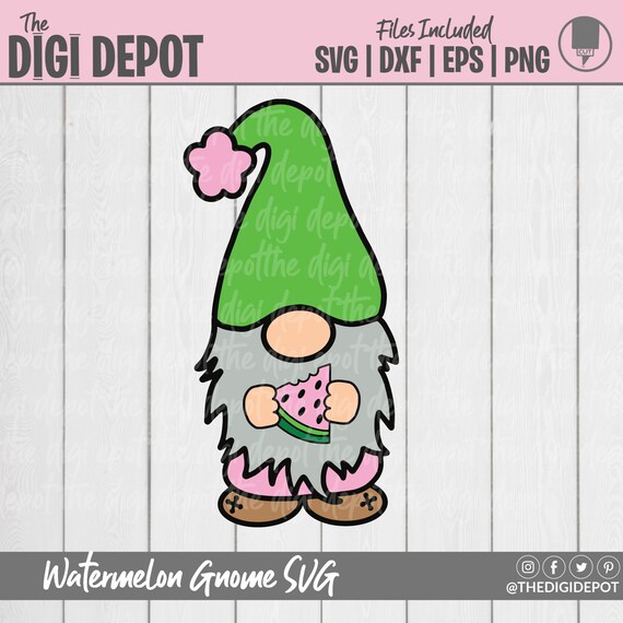 Download Gnome Svg Watermelon Svg Fruit Gnome Spring Svg Summer Etsy