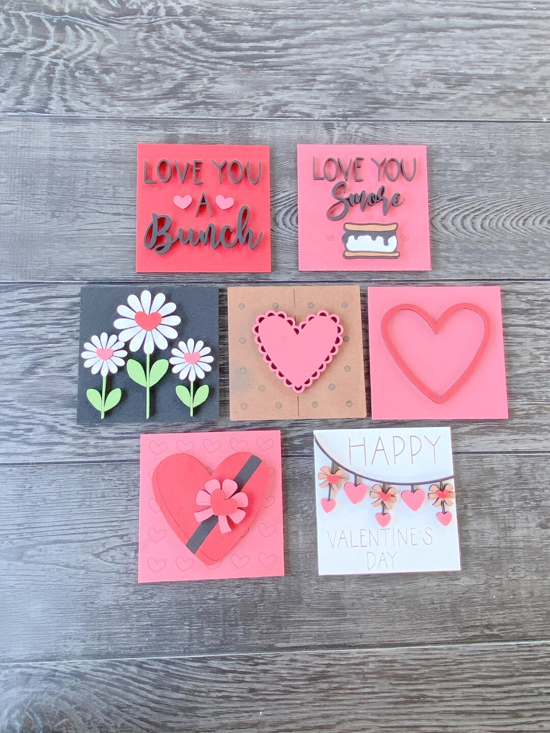 Valentine's Day Interchangeable Sign File Set, Glowforge Files, Laser ...