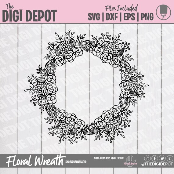 Download Clip Art Floral Clipart Png Flower Svg Christmas Wreath Wire Wreath Rounds Svg Ss And Cricut Wedding Svg Frame Svg Wood Sign Wreath Svg Art Collectibles