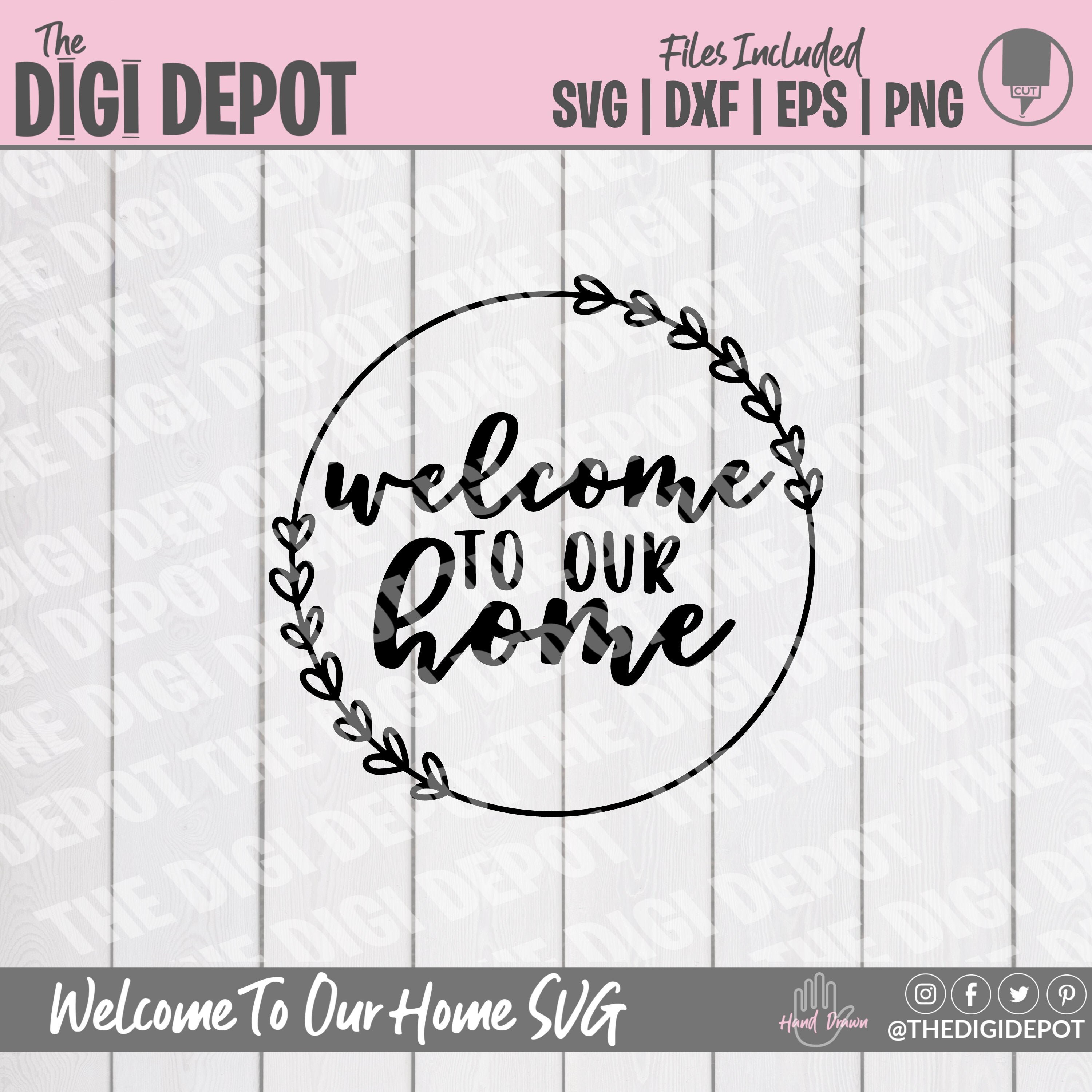 Free Free 105 Home With Wreath Svg SVG PNG EPS DXF File