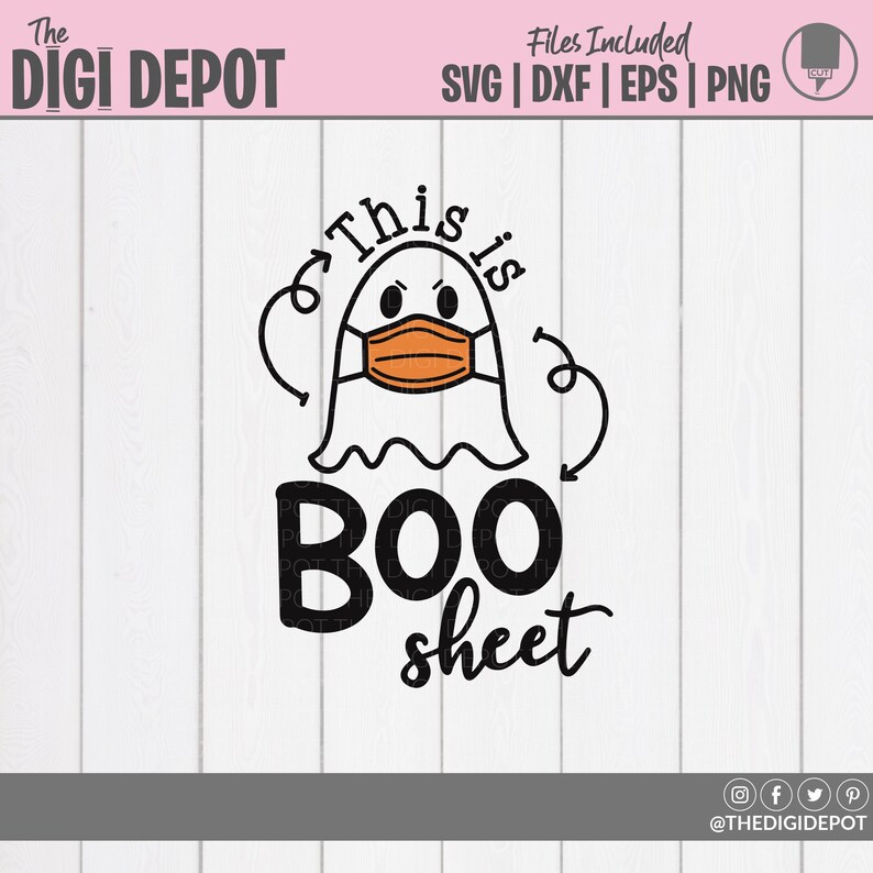 This Is Boo Sheet SVG 2020 Is Boo Sheet SVG Halloween SVG Etsy