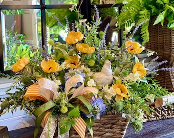 Table Decor, Spring Table Decor, Summer Table Decor, Everyday Table Decor, Kitchen Decor, Luxury Flower Arrangement, Mother's Day Gift, Gift