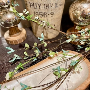 37&quot; Faux Wild Flower Spray, Faux Stems, Artificial Branches, Artificial Flowers, Luxury Artificial Flowers, Home Decor,  Wreath Supplies