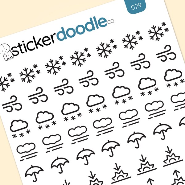 Cute Humidity Stickers Etsy