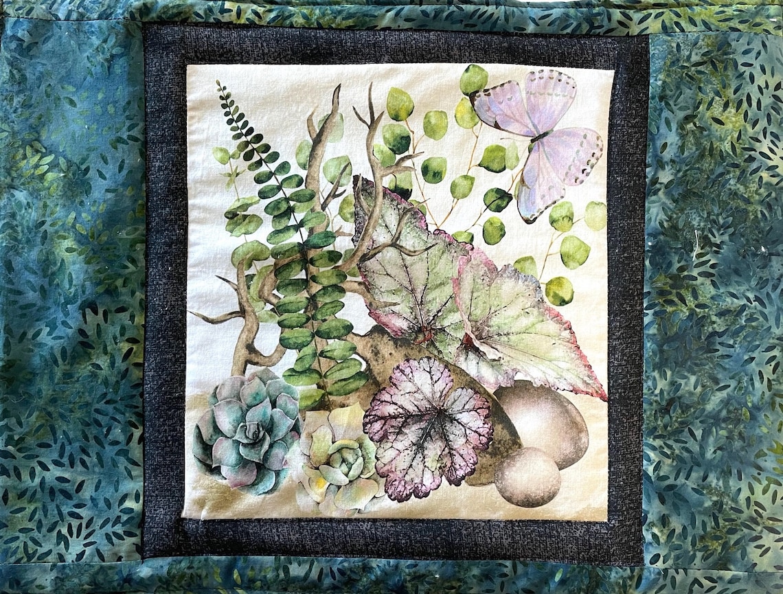 Set of 6 Botanical Garden Placemats Etsy