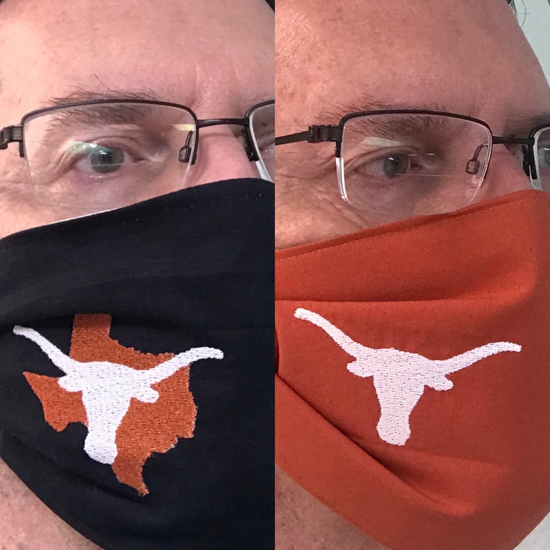 Face Masks University of Texas Etsy