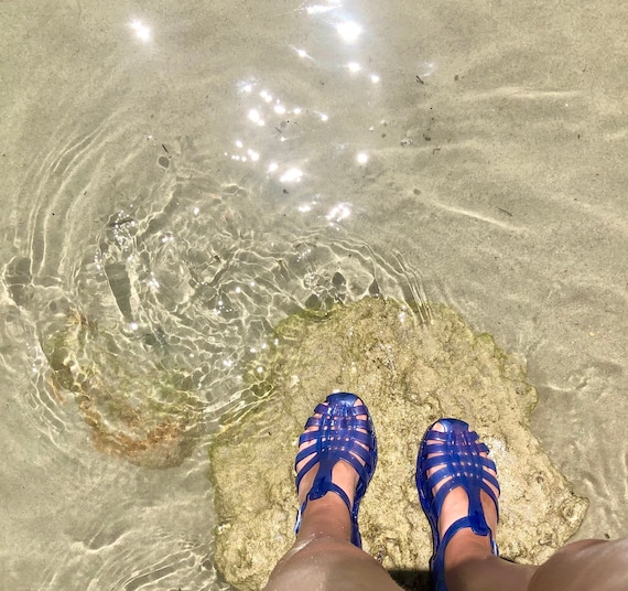 original french jelly sandals Gem