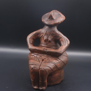 Venus of Pazardzik, Bulgarian Fertility mother, Ceramic figurine Neolithic age