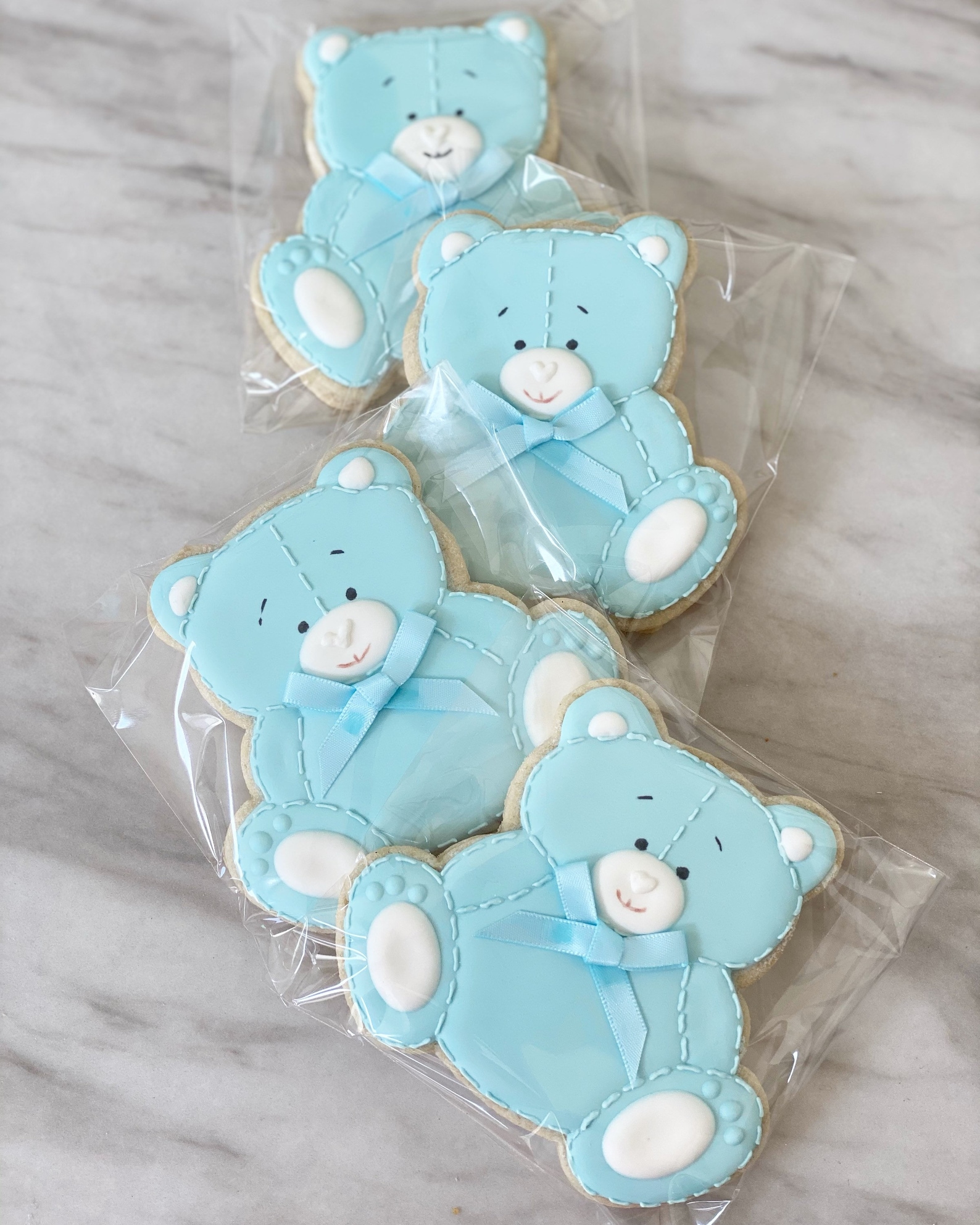 12pcs 1 dozen Decorated Sugar Cookies Teddy Bear Cookies Etsy