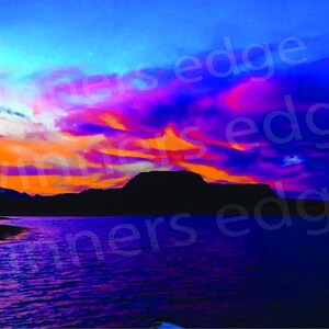 Pink Powell Sunset - digital download