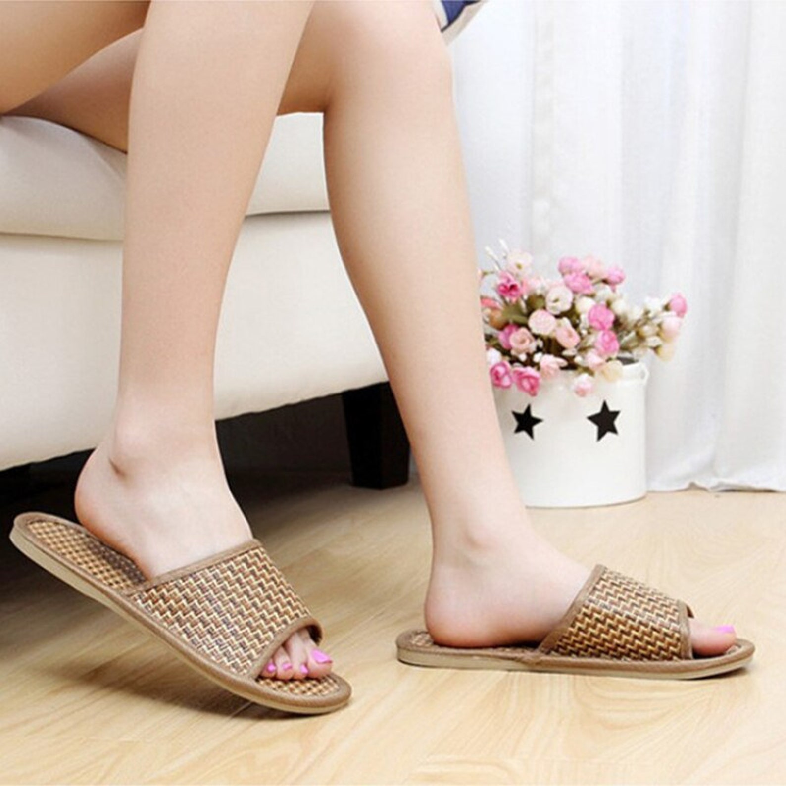 bamboo slippers indoor