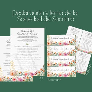 Digitale afdruk: Declaración de la Sociedad de Socorro en La caridad nunca deja de ser (verklaring van de LDS ZHV) - lesuittreksel cadeau