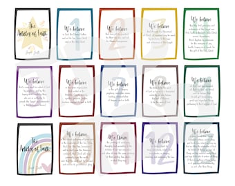 LDS Primary -The Articles of Faith (resizable)