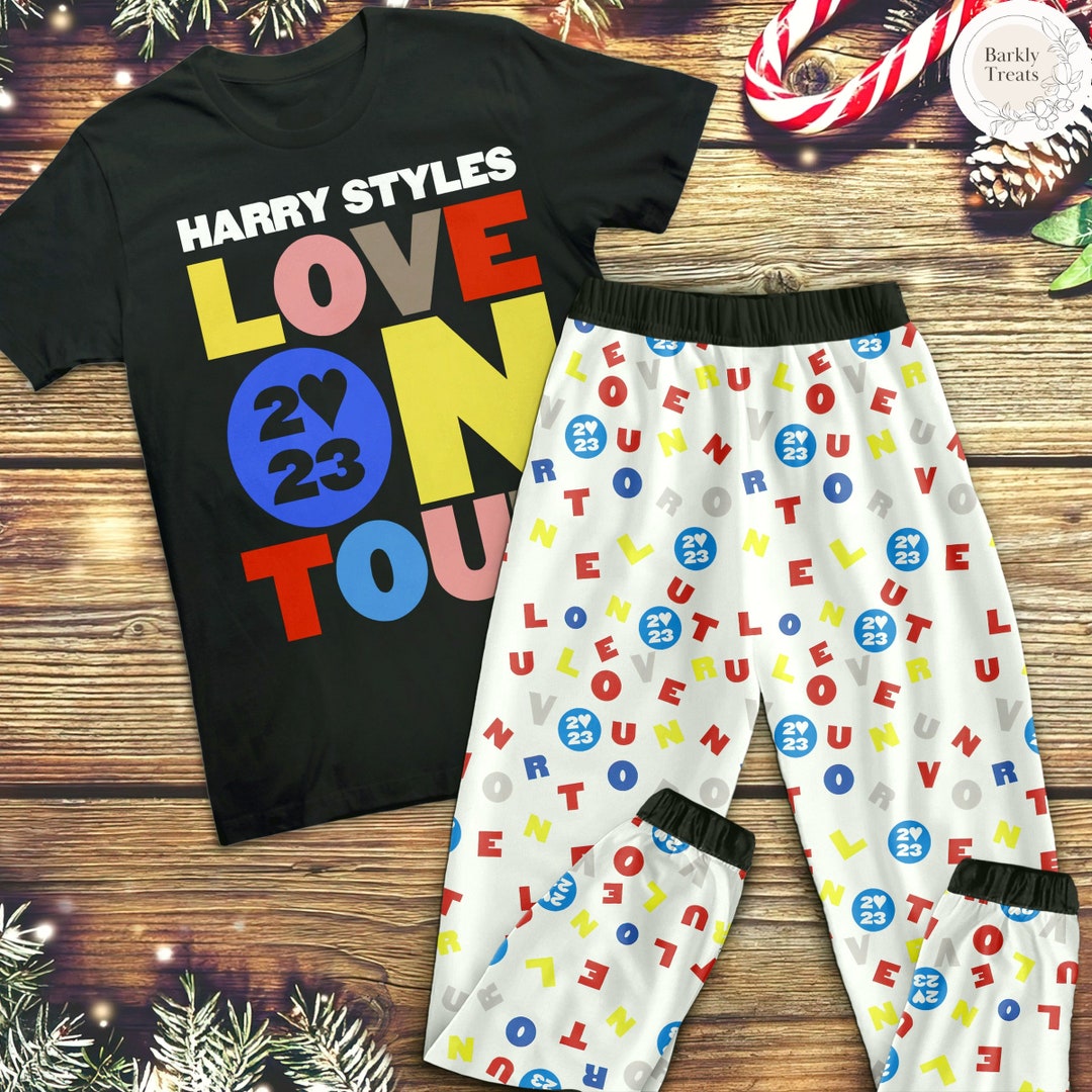 HS Love on Tour 2023 Pajamas Christmas Pajamas Set Holiday Etsy