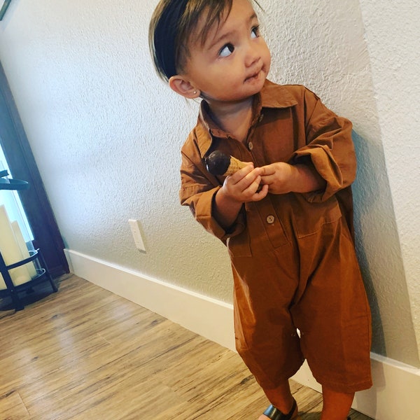 Toddlers Unisex romper Jumpsuit boho
