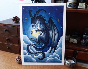 Art Print - The Moon Dragon