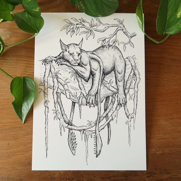 Print A5 or A4 - Displacer beast