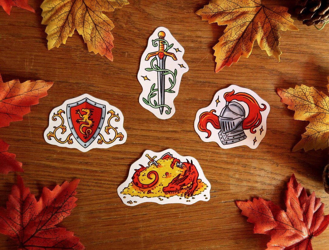 Stickers Set or Sticker - Medieval Fantasy - Etsy