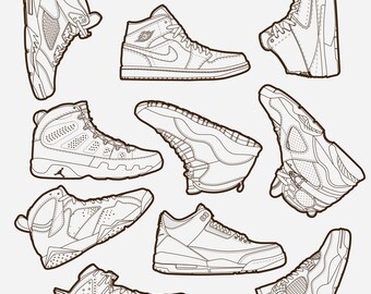 Download Coloring Sneakers Etsy