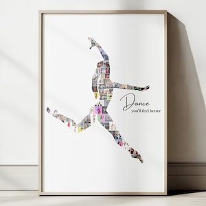 Personalized Dance Photo Collage | Customizable Canva Template  | Instant Download Wall Decor