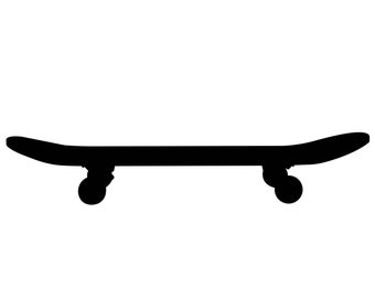 Cut Files For Silhouette Eps Png Skate Board Bottom SVG Vector Dxf Skate Board Clipart Skate Board Files for Cricut Skate Board Svg