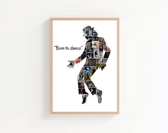 Personalized Dancer Photo Collage | Customizable Canva Template  | Instant Download Wall Decor